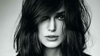 Keira Knightley Monochrome Portrait Desktop Pc And Mac