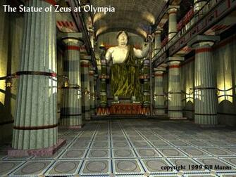 Best Statue Of Zeus At Olympia Wallpaper