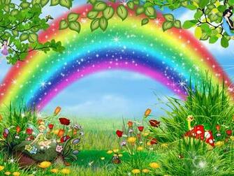 Tinkerbell Arco Iris Fondo De Pantalla