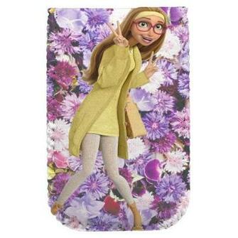 Big Hero Honey Lemon With Floral Background Small Pouch Designfuzz