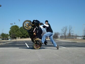 Wallpaper Bike Stunts Aircraft Doing
