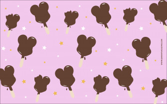 Mickey Ice Cream Bar Inspired Laptop Background Disney Desktop