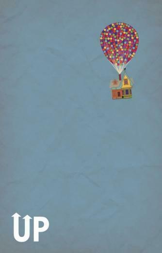 Disney Pixar S Up A Minimalist Poster Art Print By Bluebird Design