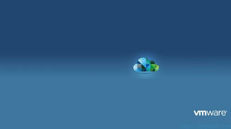 Vmware Triangles Large Logo On Blue White