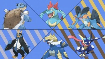 Water Type Pokemon Wallpaper By