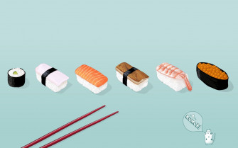 Sushi Computer Wallpaper Desktop Background Id