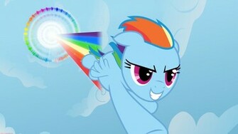 Rainbow Dash Sonic Rainboom Wallpaper