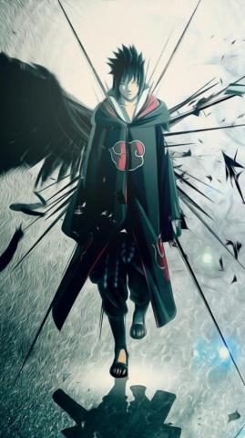 Naruto Sasuke iPhone Wallpaper Top