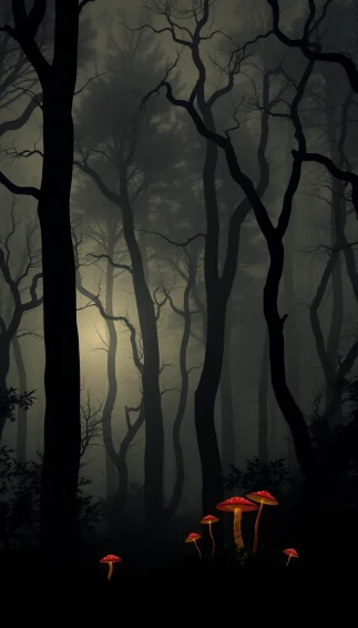 Dark Woods Wallpaper