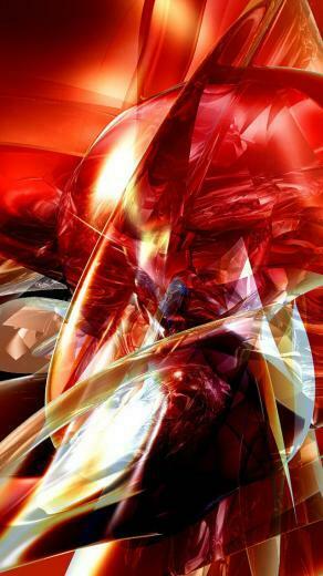 Abstract Red Art iPhone Wallpaper Background And