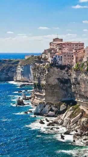 Corsica Cliff Side Rocks 4k HD Android And iPhone Wallpaper