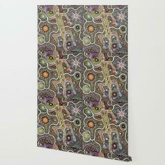 Oola The Lizard Wallpaper By Kunjawildlifeart Society6