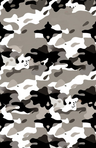 Black And White Camo Wallpaper