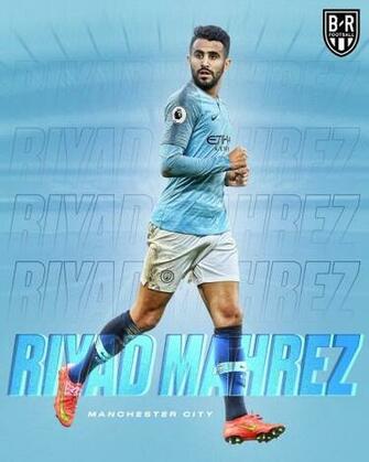 Manchester City And Algeria S Riyad Mahrez Credit To Brfootball