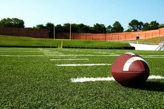 Cool American Football Field Background Closeup Of On