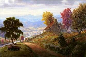Autumn Farm Wallpaper For