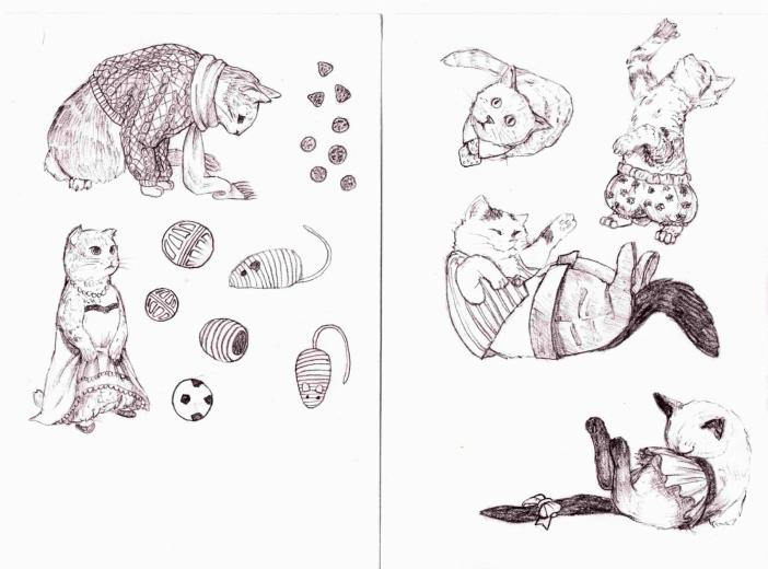 Cat Wallpaper Tiled Pattern