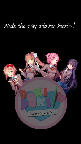 Oc Fanart A Quick Ddlc iPhone Wallpaper