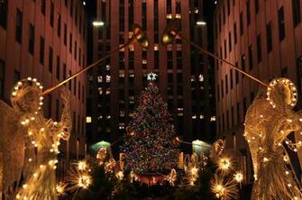 New York Christmas Wallpaper Top