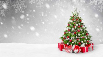 4k Christmas Tree HD Wallpaper