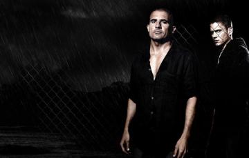 Wallpaper Dark Rain Wentworth Miller Prison Break
