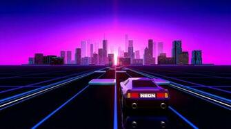 Wallpaper 4k Way To Retrowave City Artist