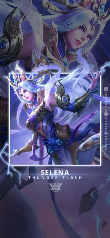 Selena Thunder Flash Mlbb Wallpaper By Efforfake