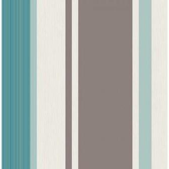 Wilko Wallpaper Manton Stripe Teal