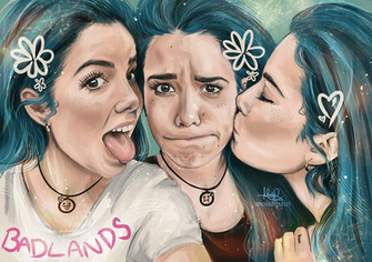 Triple Halsey By Moishpain