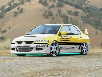 Mitsubishi Lancer Evolution Modified Wallpaper