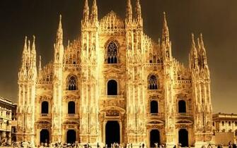 Wallpapere Catedrala Din Milano Wallpaper