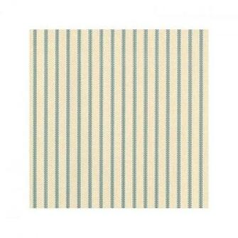 Wallpaper Stripes Blue On Cream Striped