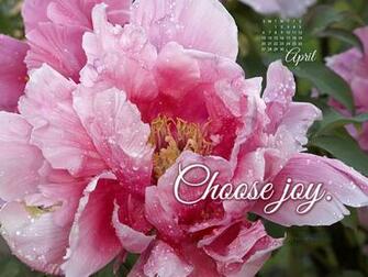 April Choose Joy Wallpaper