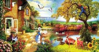 Mural Painting Living Room Bedroom Tv Background Wallpaper