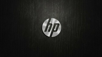 Hp Metal Logo Wallpaper