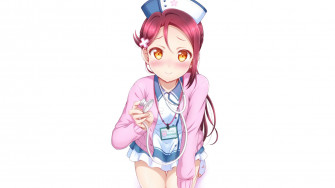 Desktop Wallpaper Sakurauchi Riko Love Live Anime Girl Nurse