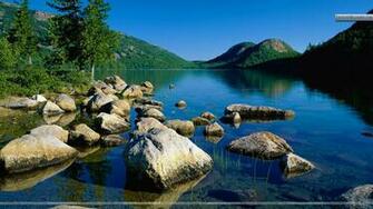 Jordan Pond Acadia National Park Maine Wallpaper