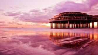 Scenery Sea Beach Sky Building Wallpaper Desktop