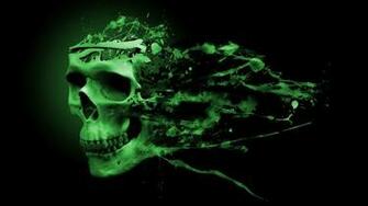 Green Skull Wallpaper Related Keywords Amp Suggestions