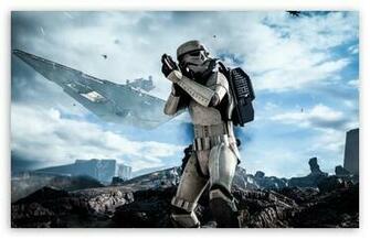 Star Wars Battlefront Stormtrooper HD Desktop Wallpaper Widescreen