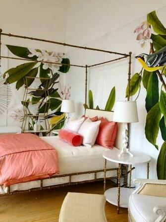 Large Scale Floral Wallpaper