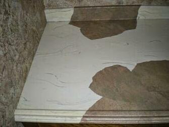 Diy Create A Faux Marble Countertop With Paper Illusion Wallpaper