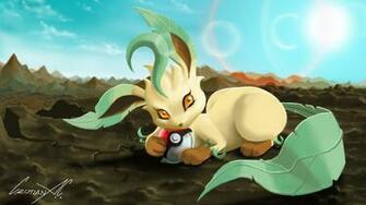 Leafeon Pokemon Mystery Wallpaper