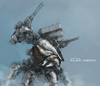 Mech Digital Wallpaper Art
