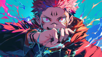 Jujutsu Kaisen Sukuna Anime Desktop Wallpaper