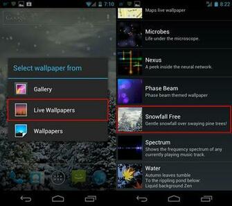 Snowfall Live Wallpaper Worldstart S Tech Tips And Computer
