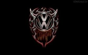 Papel De Parede Volkswagen Tribal Logo