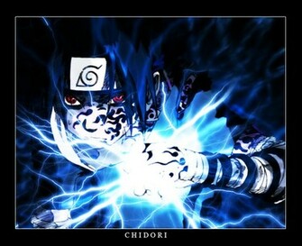 Sasuke Moonlight Chidori Wallpaper