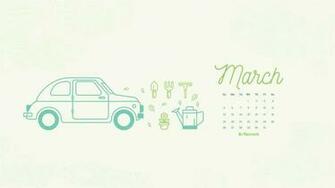 Lovely Desktop Background With Calendar Kezanari