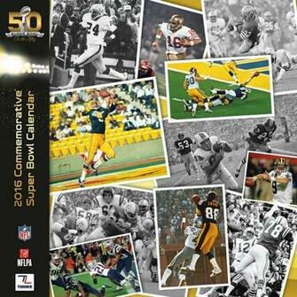 Commemorative Super Bowl Wall Calendars